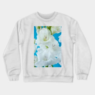 Gladiolus  'White Friendship' Crewneck Sweatshirt